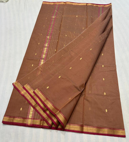 Anusha | Cotton chanderi saree