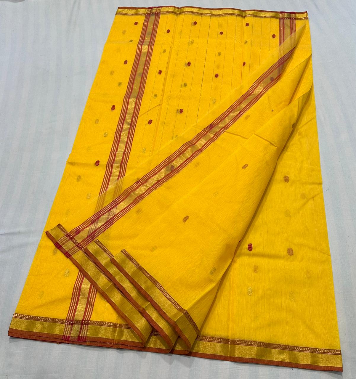 Anusha | Cotton chanderi saree