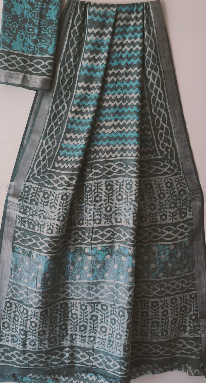 Arati |  Cotton Linen Saree