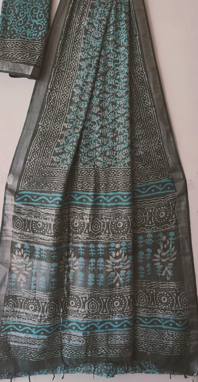 Arati |  Cotton Linen Saree