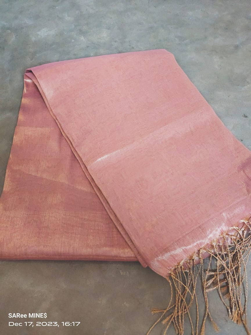 Angel | Tissue Saree with multiple cotton