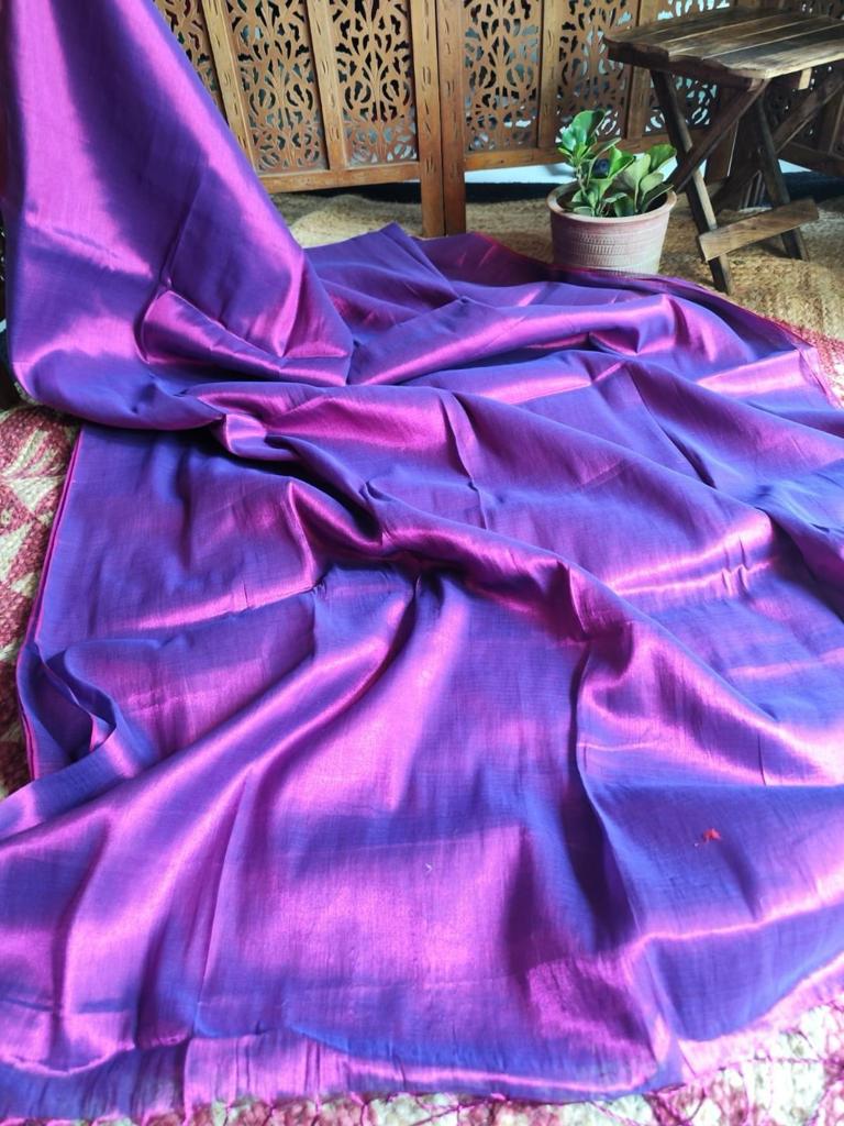 Dhriti | Tissue Saree with multiple cotton