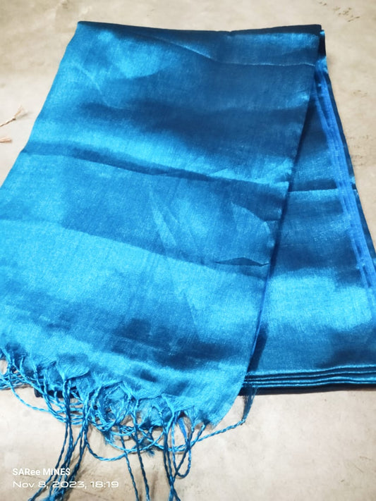 Nyla | Tissue Saree with multiple cotton