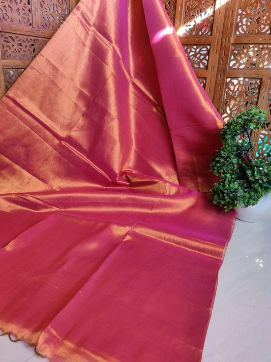 Aavya | Tissue Saree with multiple cotton