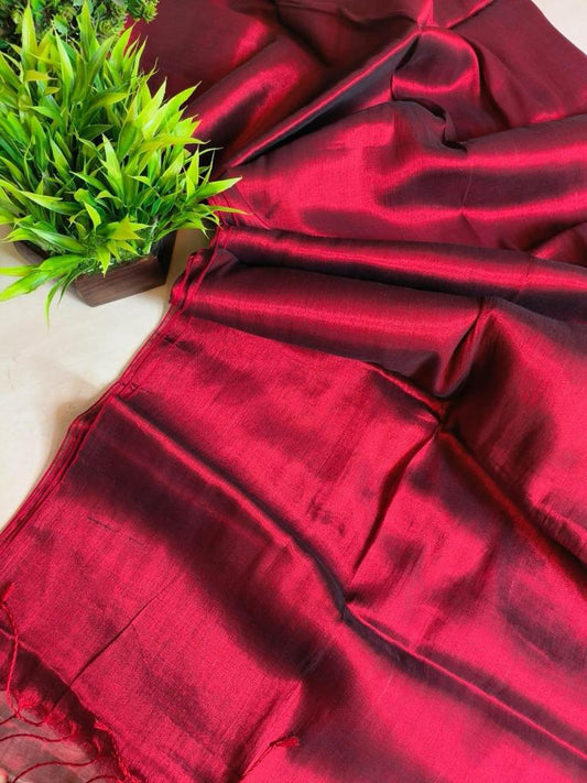 Janki | Tissue Saree with multiple cotton