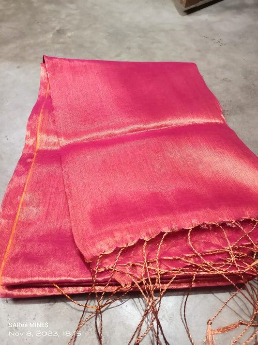 Shree | Tissue Saree with multiple cotton