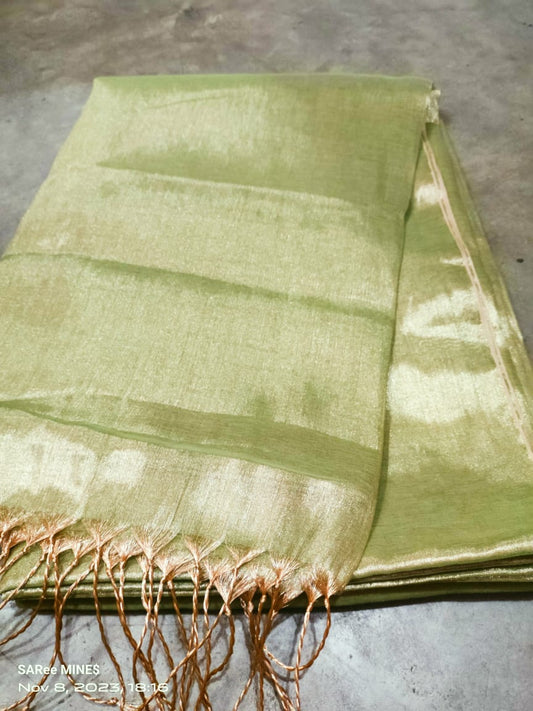 Akshara | Tissue Saree with multiple cotton