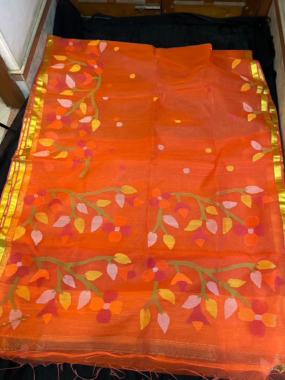 Ira | Maslin jamdani saree