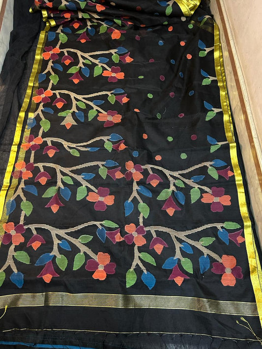 Irya | Maslin jamdani saree