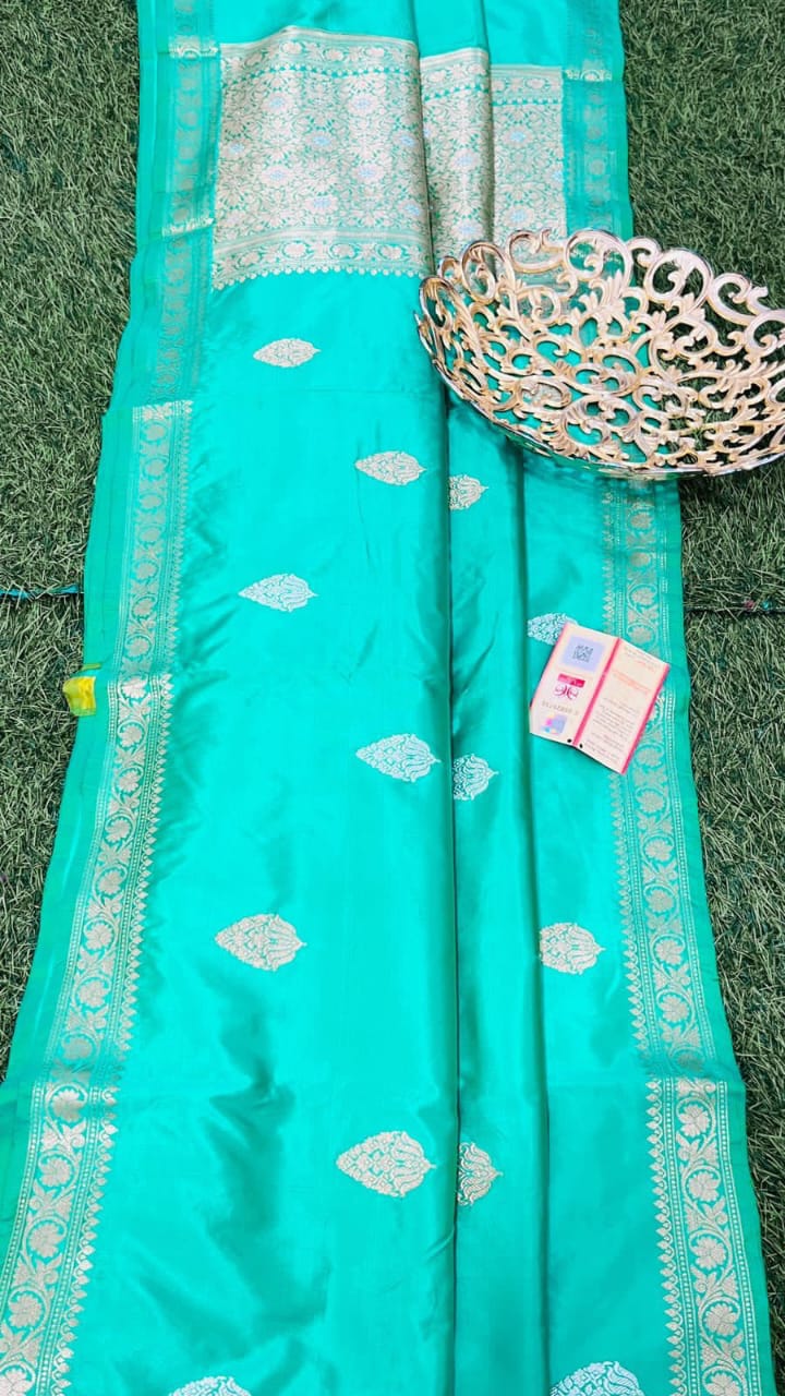 Anika | HANDLOOM BANARSI PURE KATAN SILK SAREES