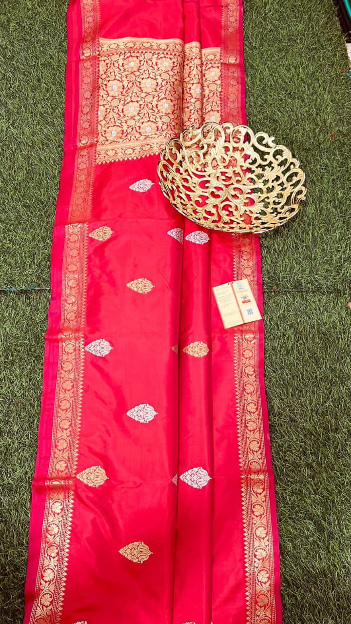 Amara | HANDLOOM BANARSI PURE KATAN SILK SAREES