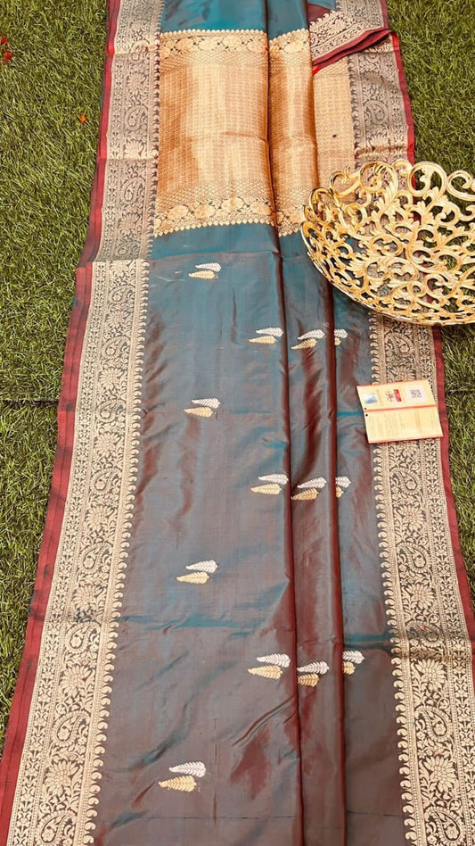 Amaira | HANDLOOM BANARSI PURE KATAN SILK SAREES