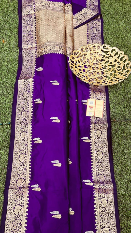 Alka | HANDLOOM BANARSI PURE KATAN SILK SAREES