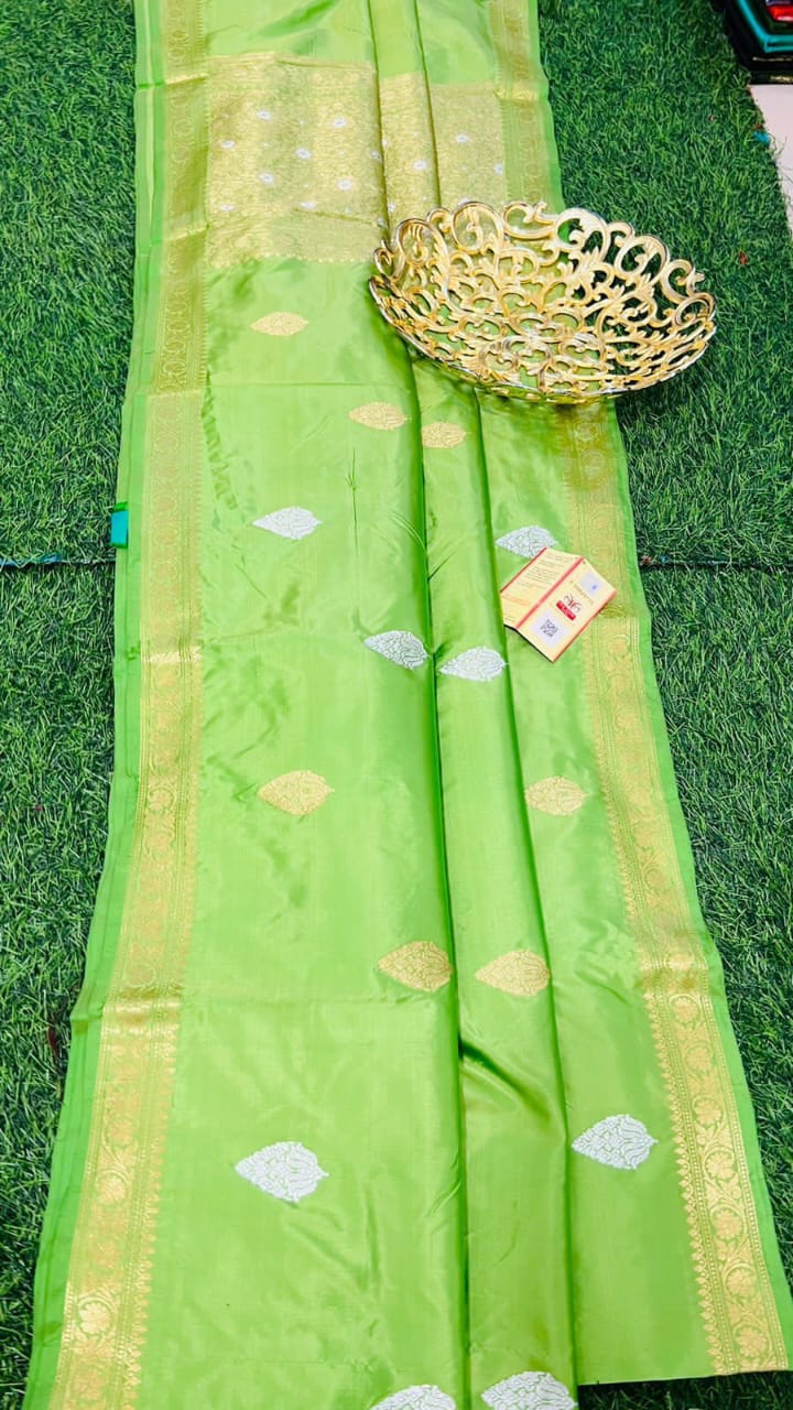 Baghyawati | HANDLOOM BANARSI PURE KATAN SILK SAREES