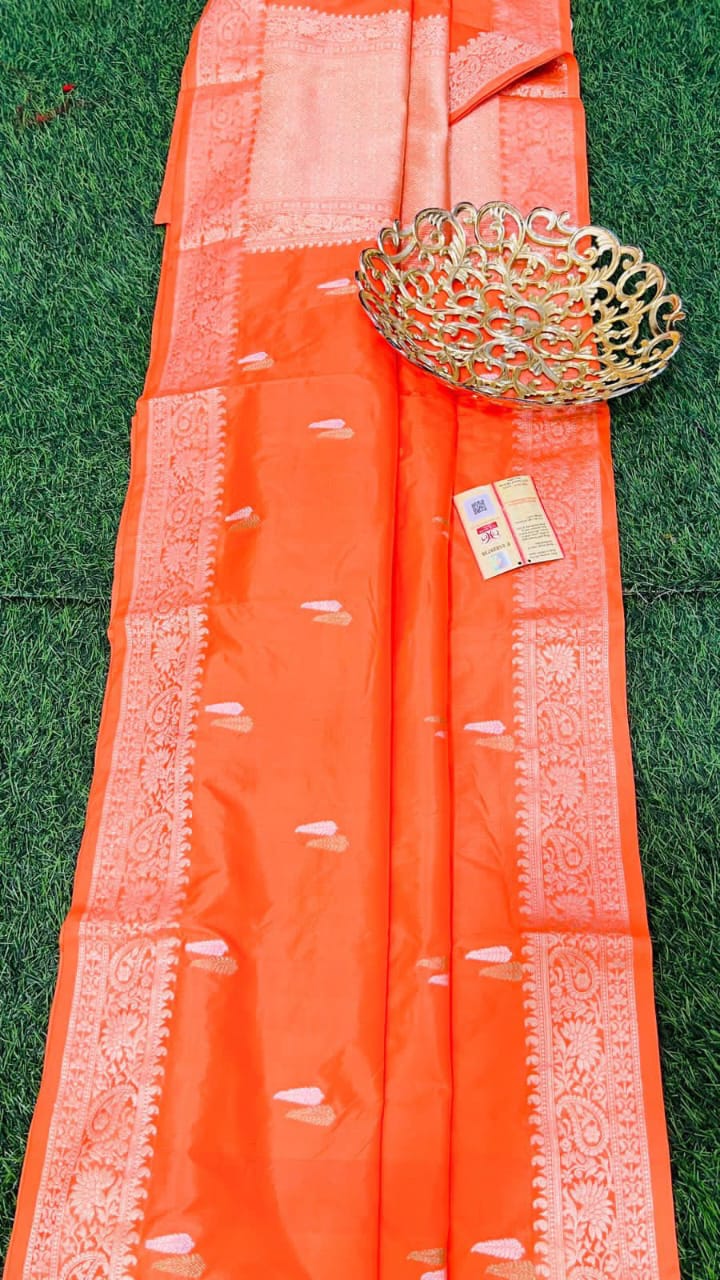 Anya | HANDLOOM BANARSI PURE KATAN SILK SAREES