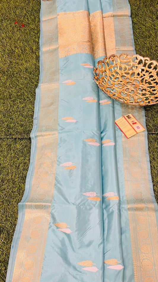 Advika | HANDLOOM BANARSI PURE KATAN SILK SAREES