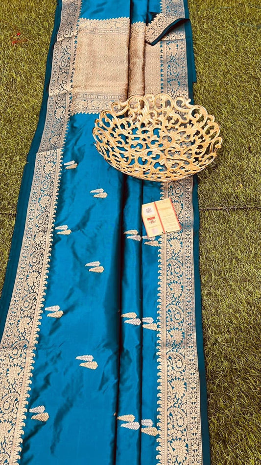 Adweta | HANDLOOM BANARSI PURE KATAN SILK SAREES