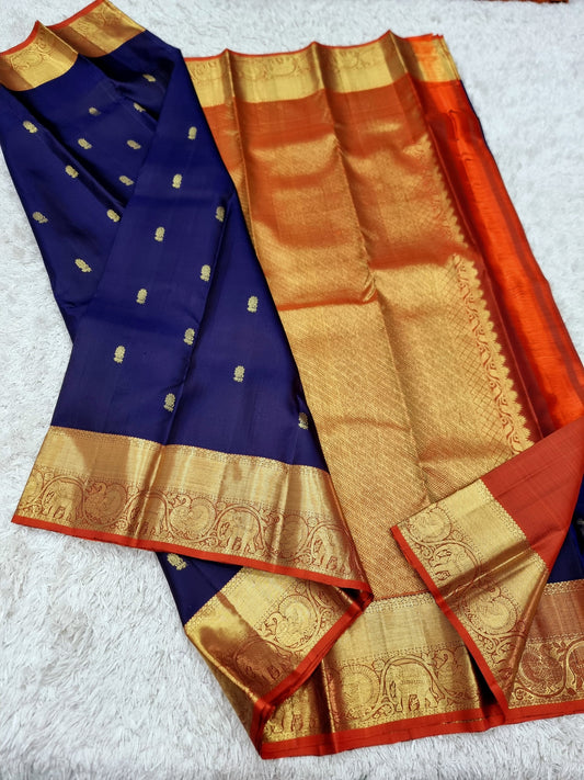 Alka | Kanchipuram Handwoven  Silk Saree