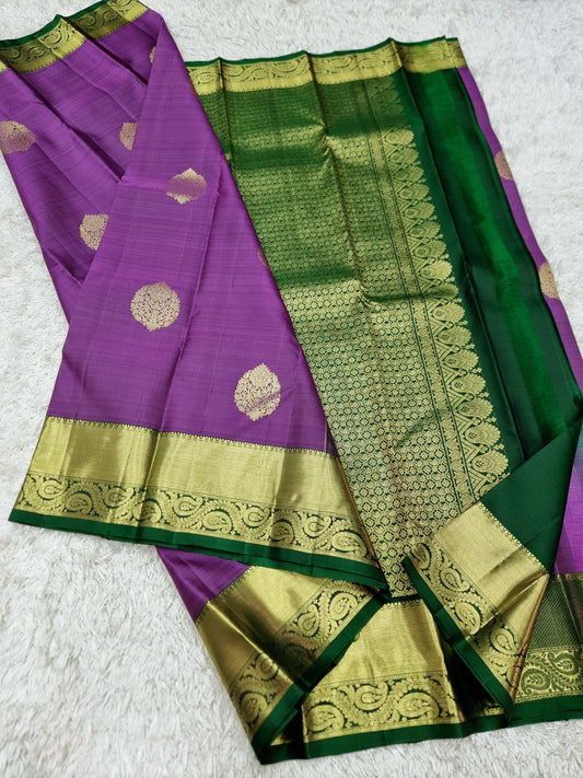 Adweta | Kanchipuram Handwoven  Silk Saree