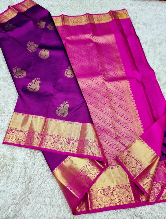 Anvi | Kanchipuram Handwoven  Silk Saree