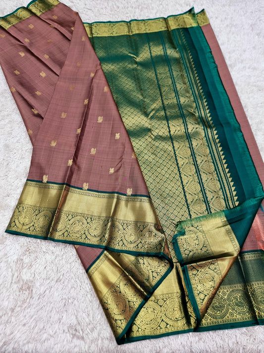 Baghyawati | Kanchipuram Handwoven  Silk Saree