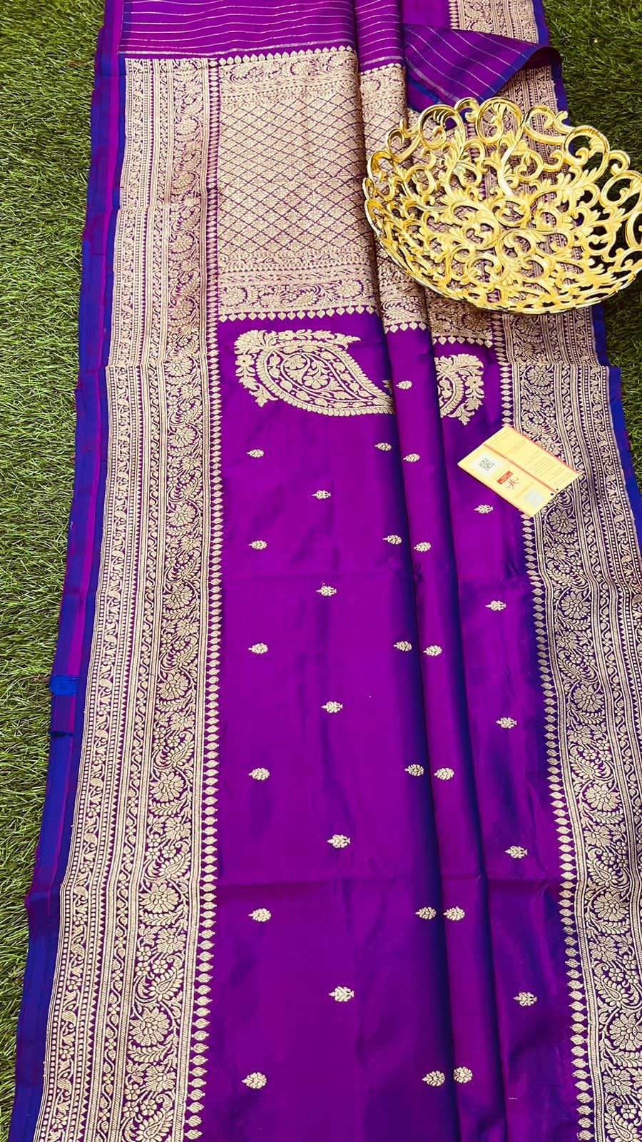 Aaradhya | HANDLOOM BANARSI PURE KATAN SILK SAREE