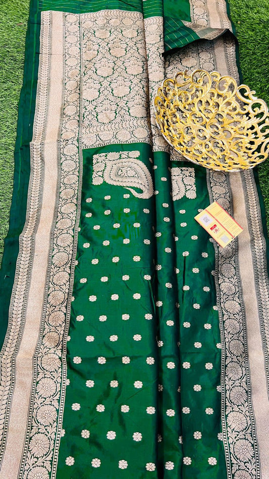 Adhuna | Handloom Banarsi in Pure Katan Silk