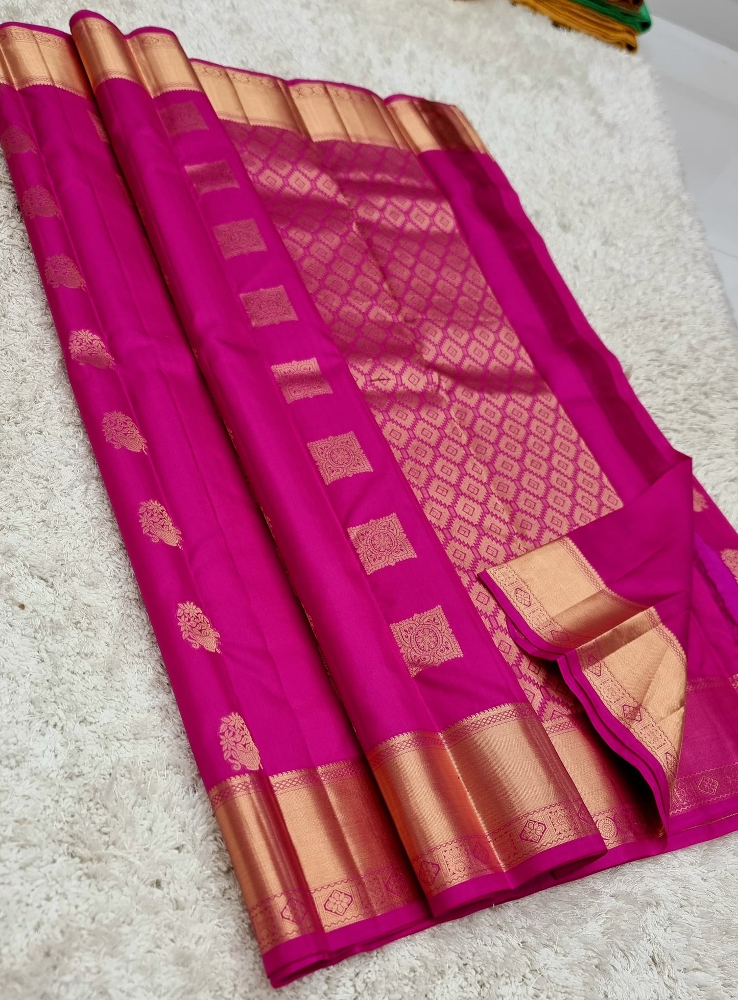 Chandni | Kanchipuram Pure Silk Pink Saree