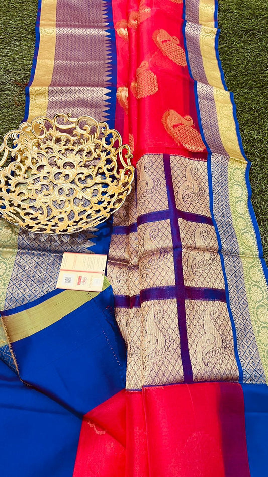 Rehanshi | Exclusive Handloom Banarasi Pure Kora Silk Saree