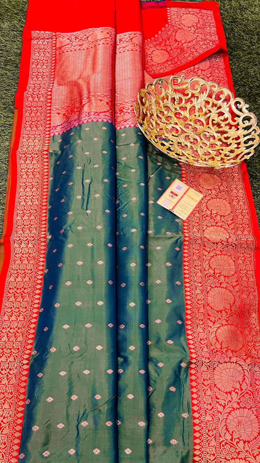 Vasudha  | Handloom Banarasi Pure Katan Silk