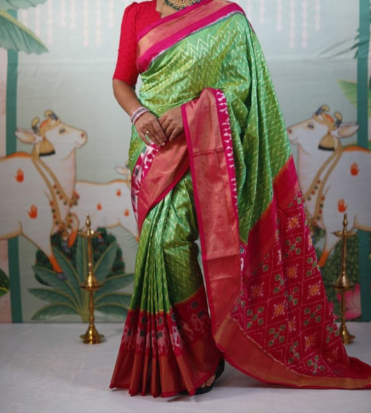 Seema | Ikkat-silk-saree