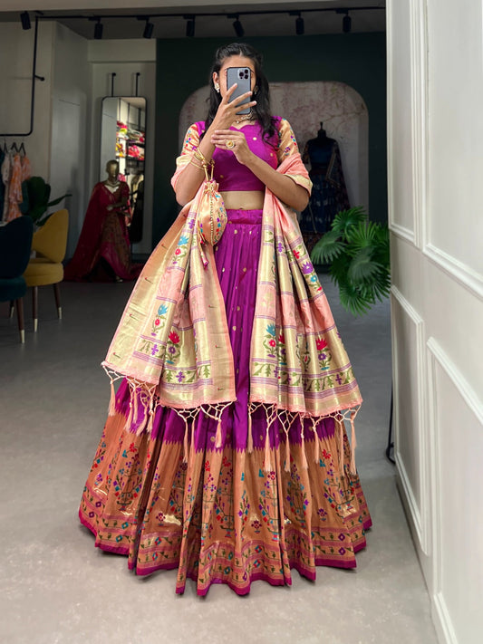 Banitha | Blended Silk Lehenga