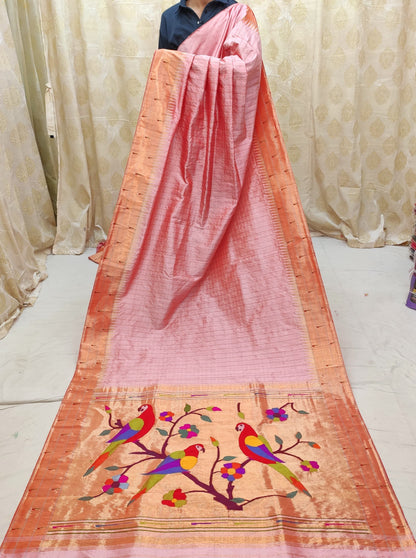 Padminya | Triple Muniya Paithani Silk Saree