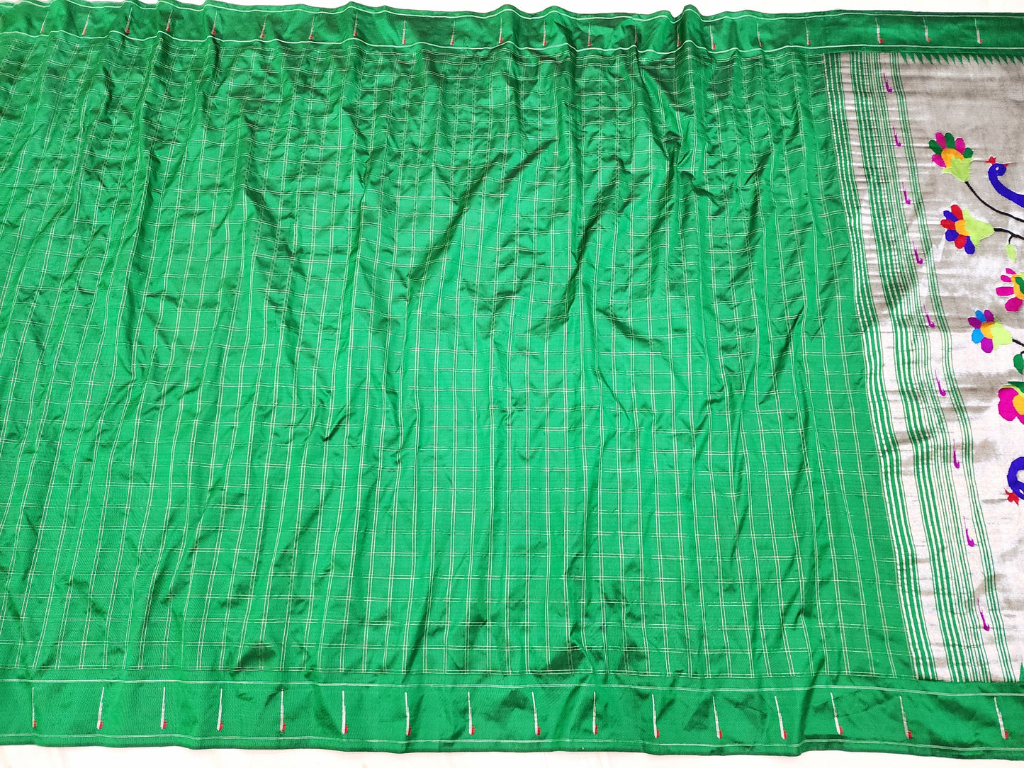 Panyathi | Single Muniya Paithani Silk Saree