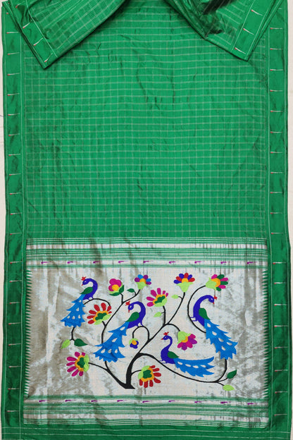 Panyathi | Single Muniya Paithani Silk Saree