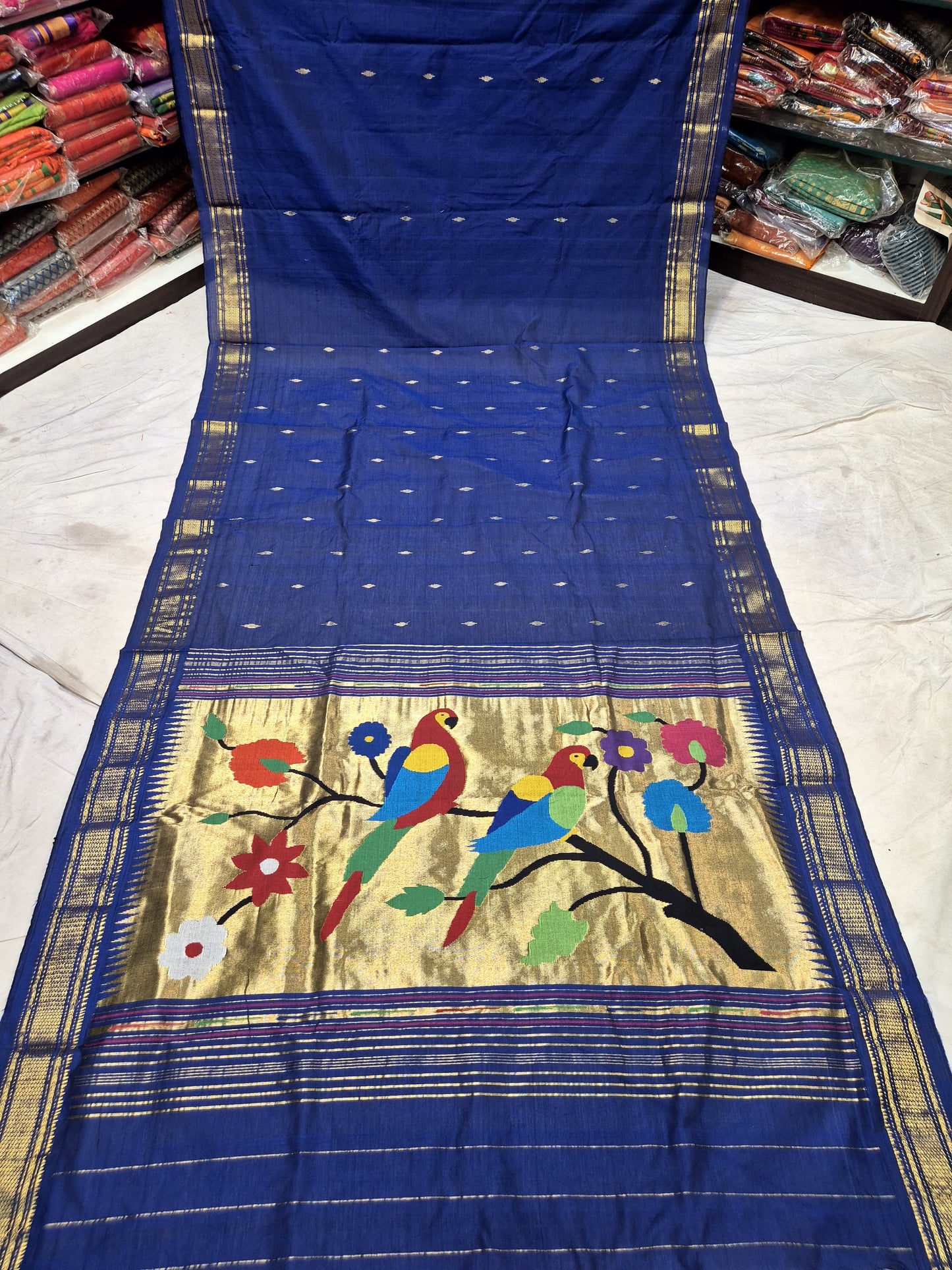 Siddhi | Cotton Handloom Paithani Saree