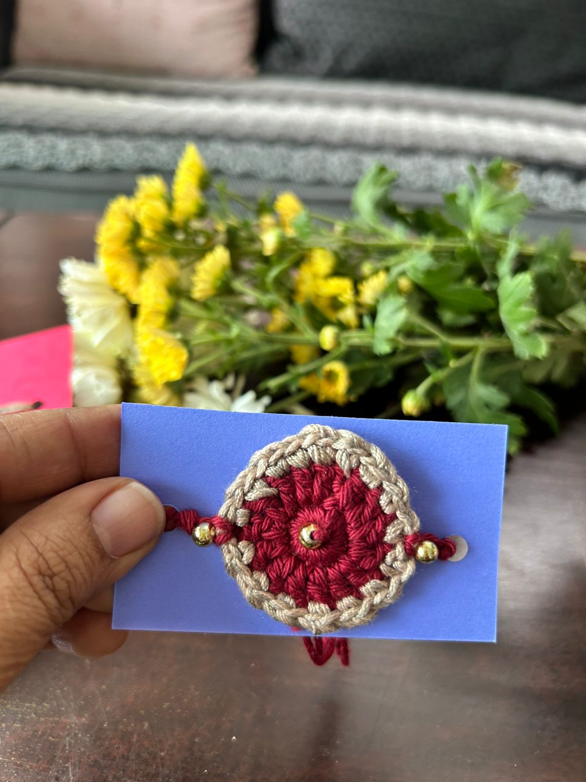 Chintu | Handmade crocheted rakhi