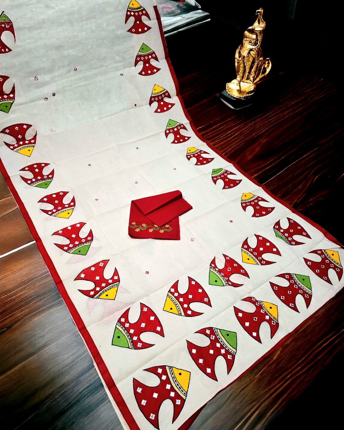 Meen | Kota Applique Saree