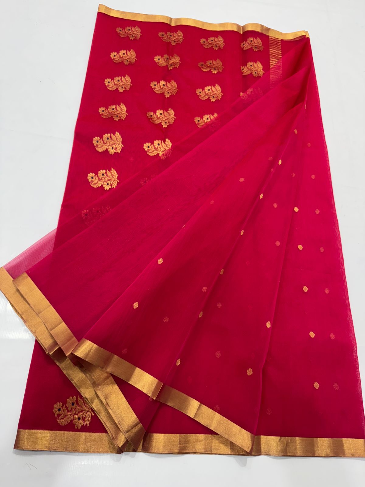 chandaniya  | Katan Silk Chanderi Saree