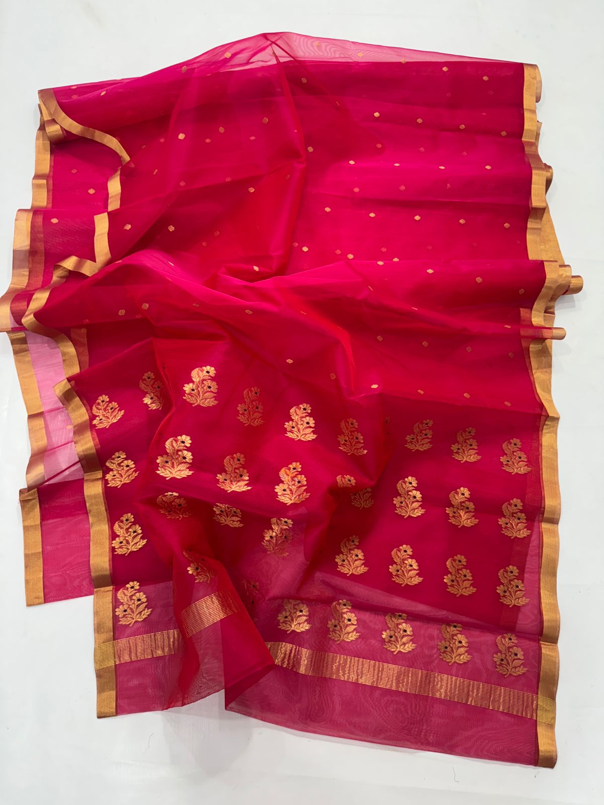 chandaniya  | Katan Silk Chanderi Saree