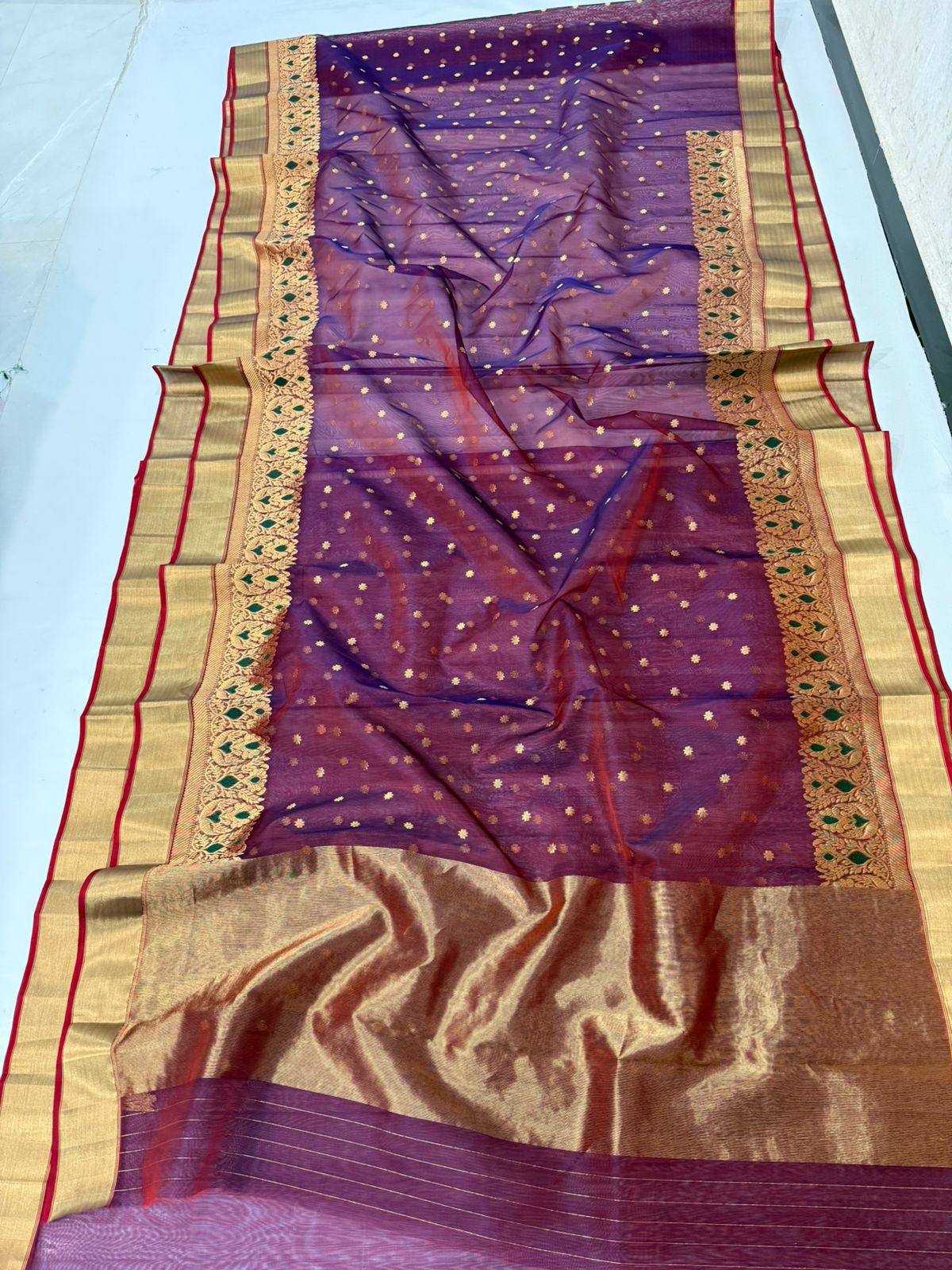 Chandrahasi  | Katan Silk Chanderi Saree