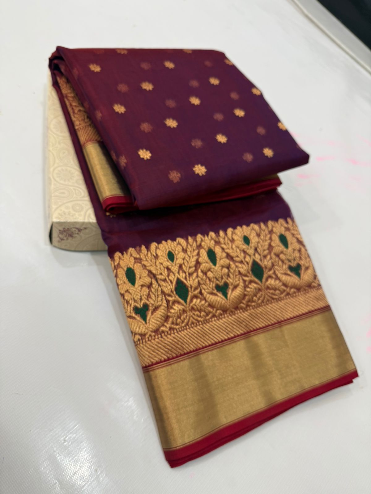 Chandrahasi  | Katan Silk Chanderi Saree