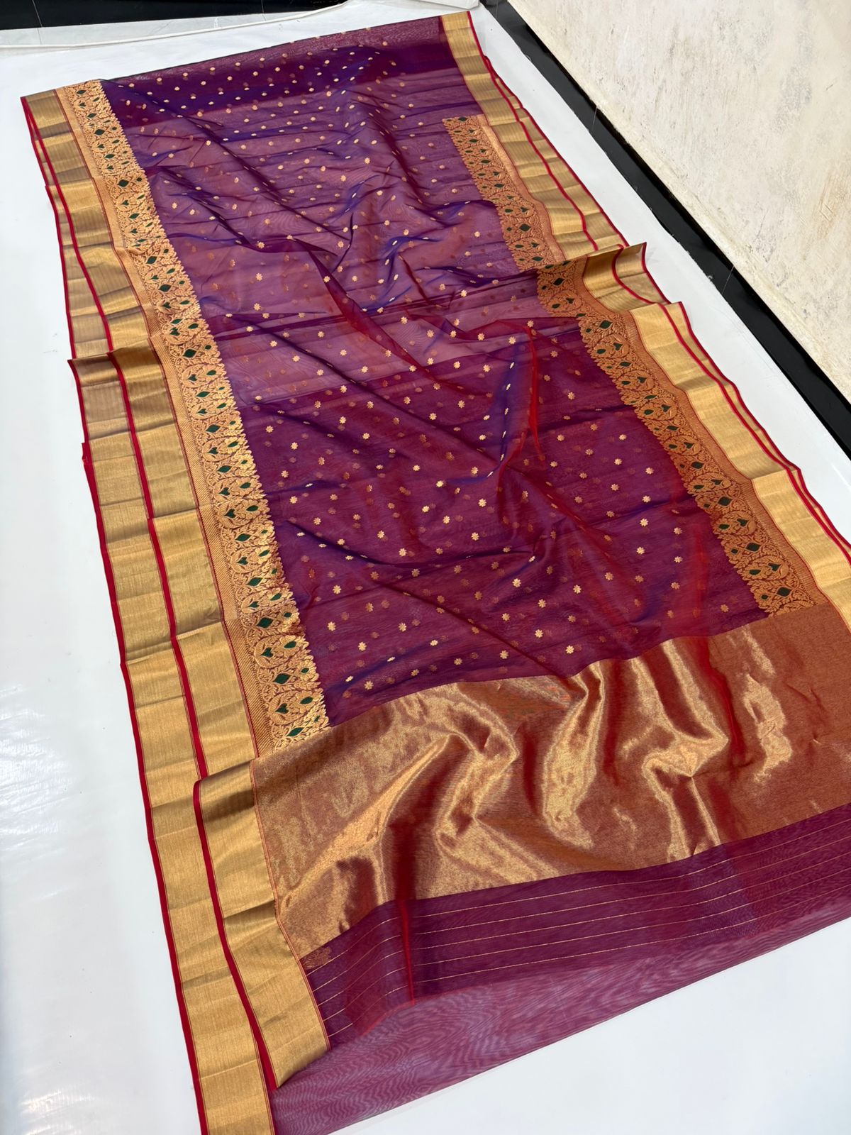 Chandrahasi  | Katan Silk Chanderi Saree