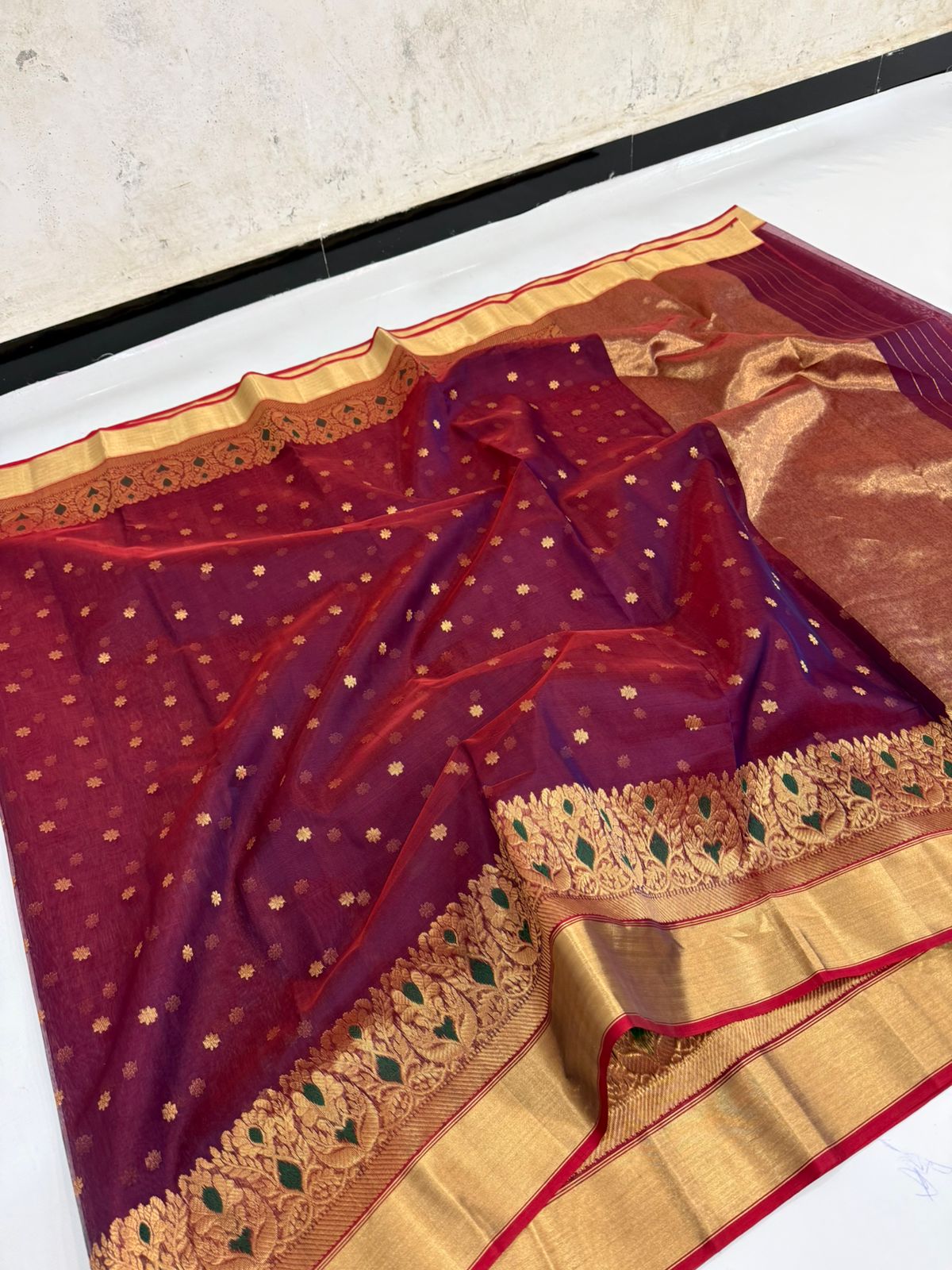 Chandrahasi  | Katan Silk Chanderi Saree