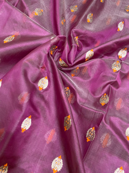 Chandarani  | Katan Silk Chanderi Saree