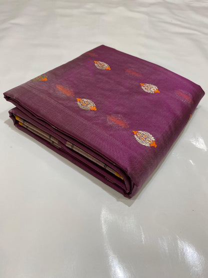 Chandarani  | Katan Silk Chanderi Saree