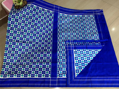 Tridib | Pure silk Telia Rumal Saree