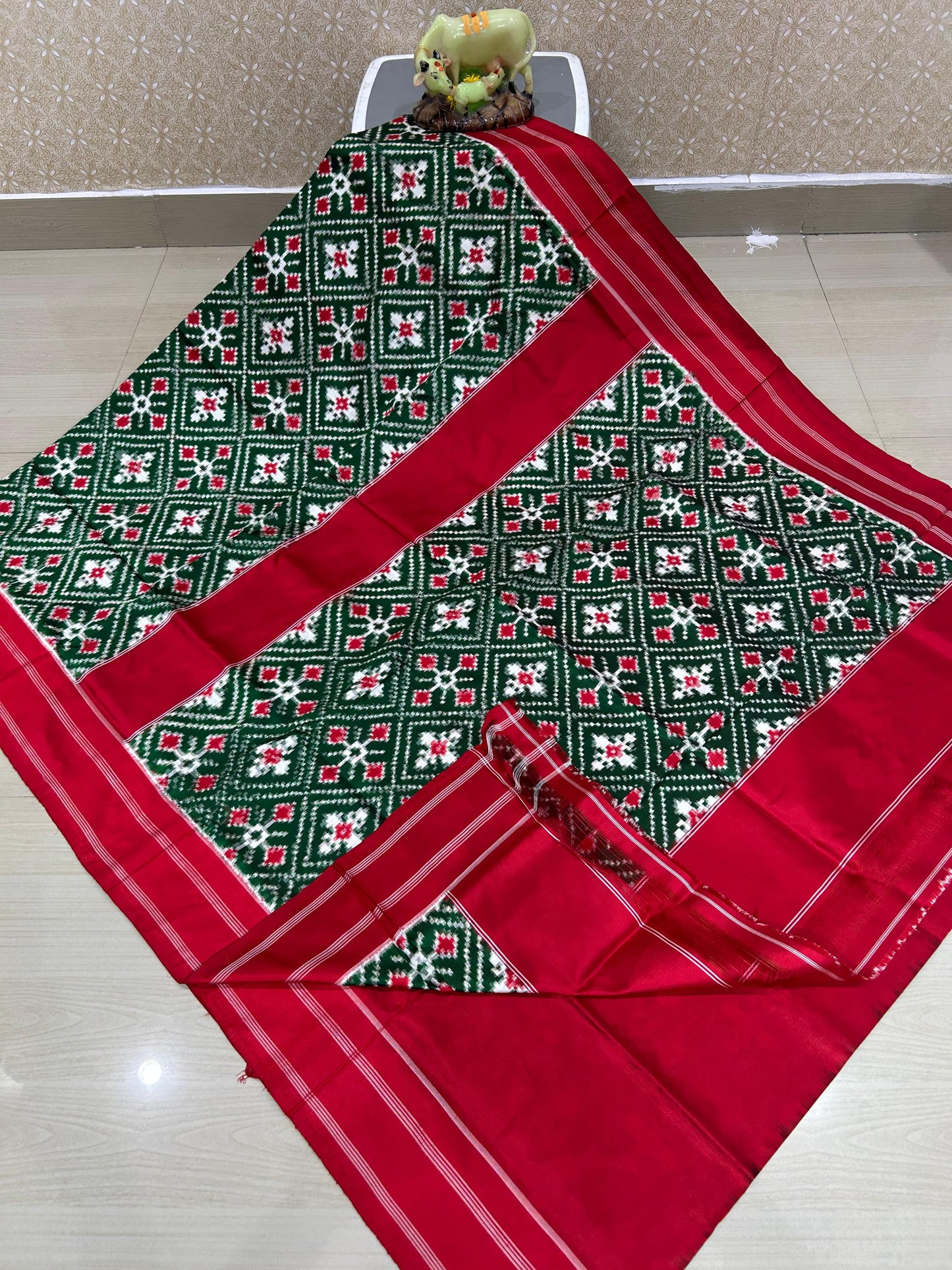 Trishita | Pure silk Telia Rumal Saree