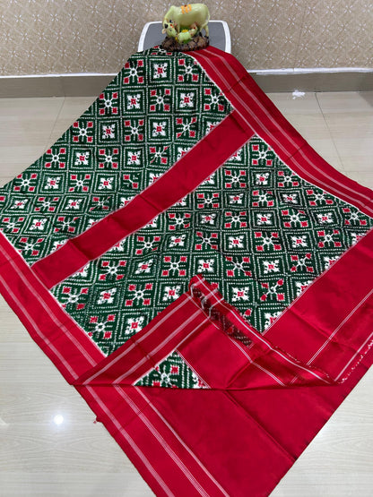 Trishita | Pure silk Telia Rumal Saree