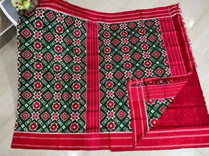 Trish in | Pure silk Telia Rumal Saree
